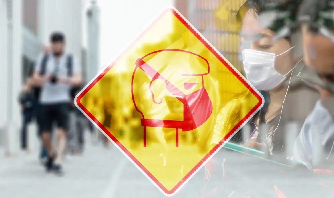 Scarves for face-masks will be part of the government’s post-pandemic advice