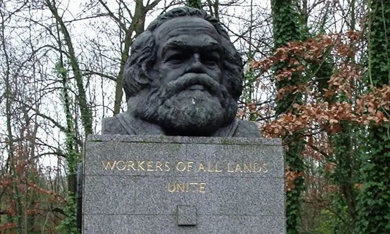 Highgate Cemetery’s Karl Marx monument ‘mindlessly vandalised’