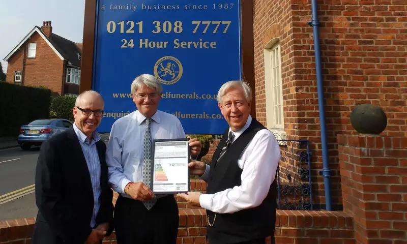 Funeral director goes green and wins national award