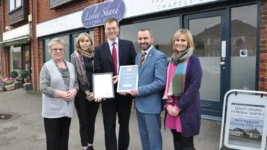 MP congratulates funeral business