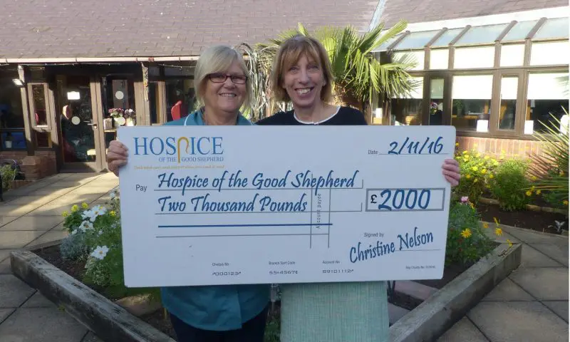 Funeral service arranger hosts tea party for local hospice