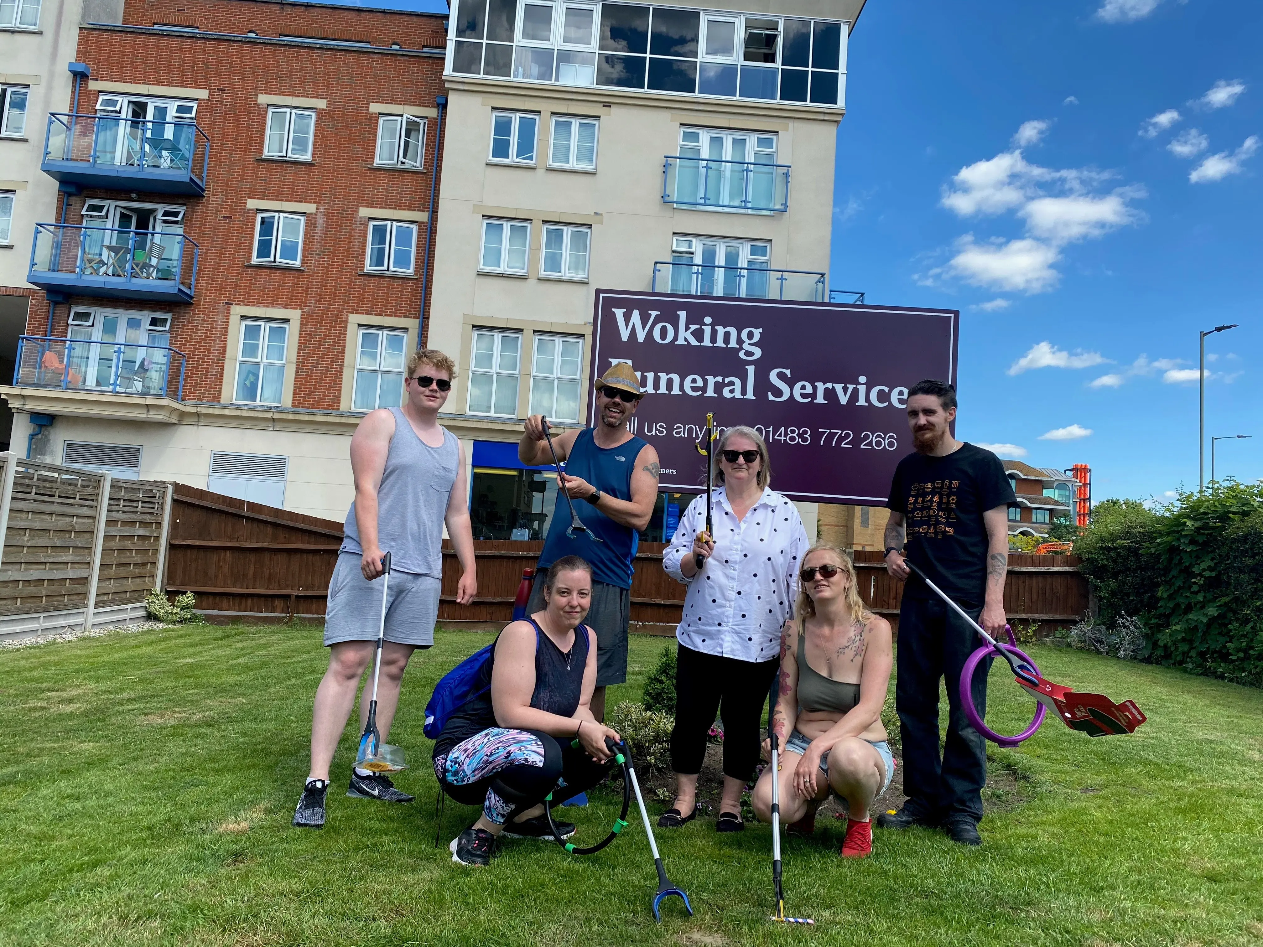 Woking Funeral Service take action to tackle ‘growing litter problem’