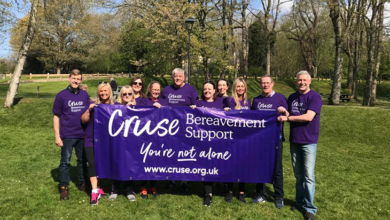 James Brown & Sons funeral director raises £3k for Cruse