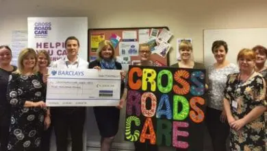 Crematorium donates £5k to charity