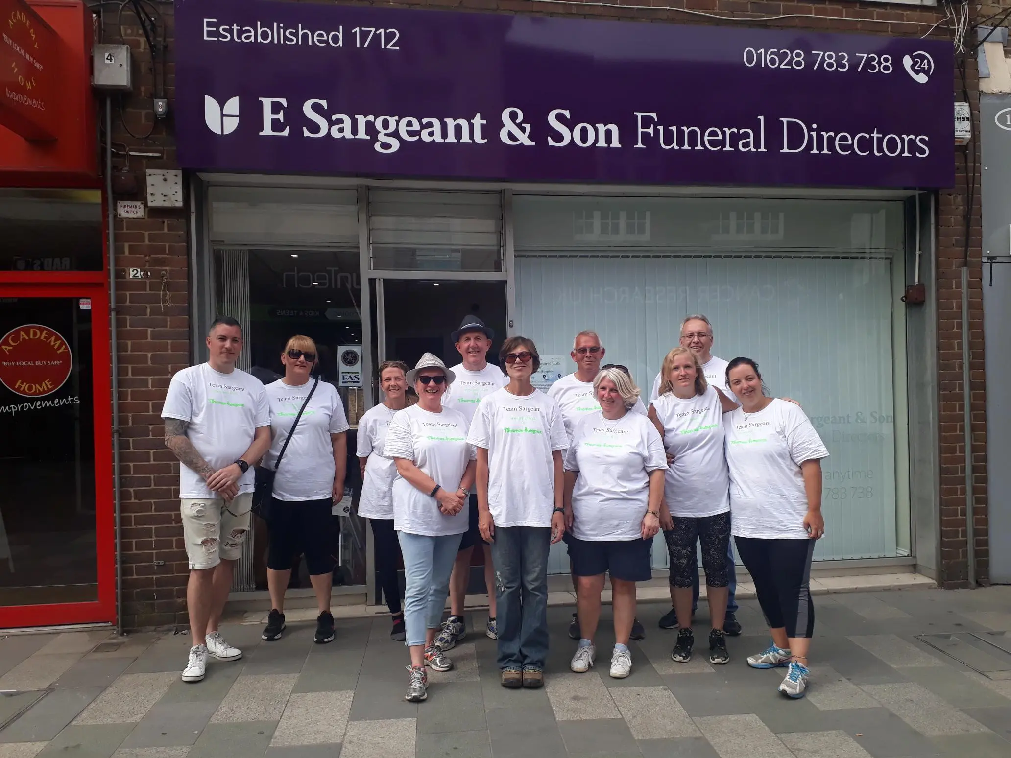 E Sargeant team launches Thames Hospice partnership