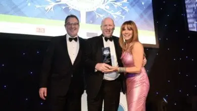 Anderson Maguire Funeral Directors Lift Trophy for Business Innovation at Herald Family Business Awards 2015