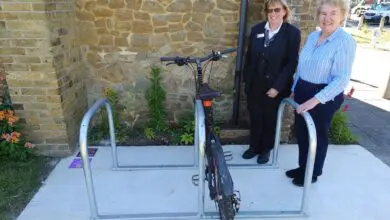Surrey funeral provider supplies local church with a cycle rack