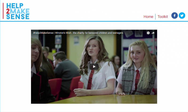 New online tool for young bereaved people launched