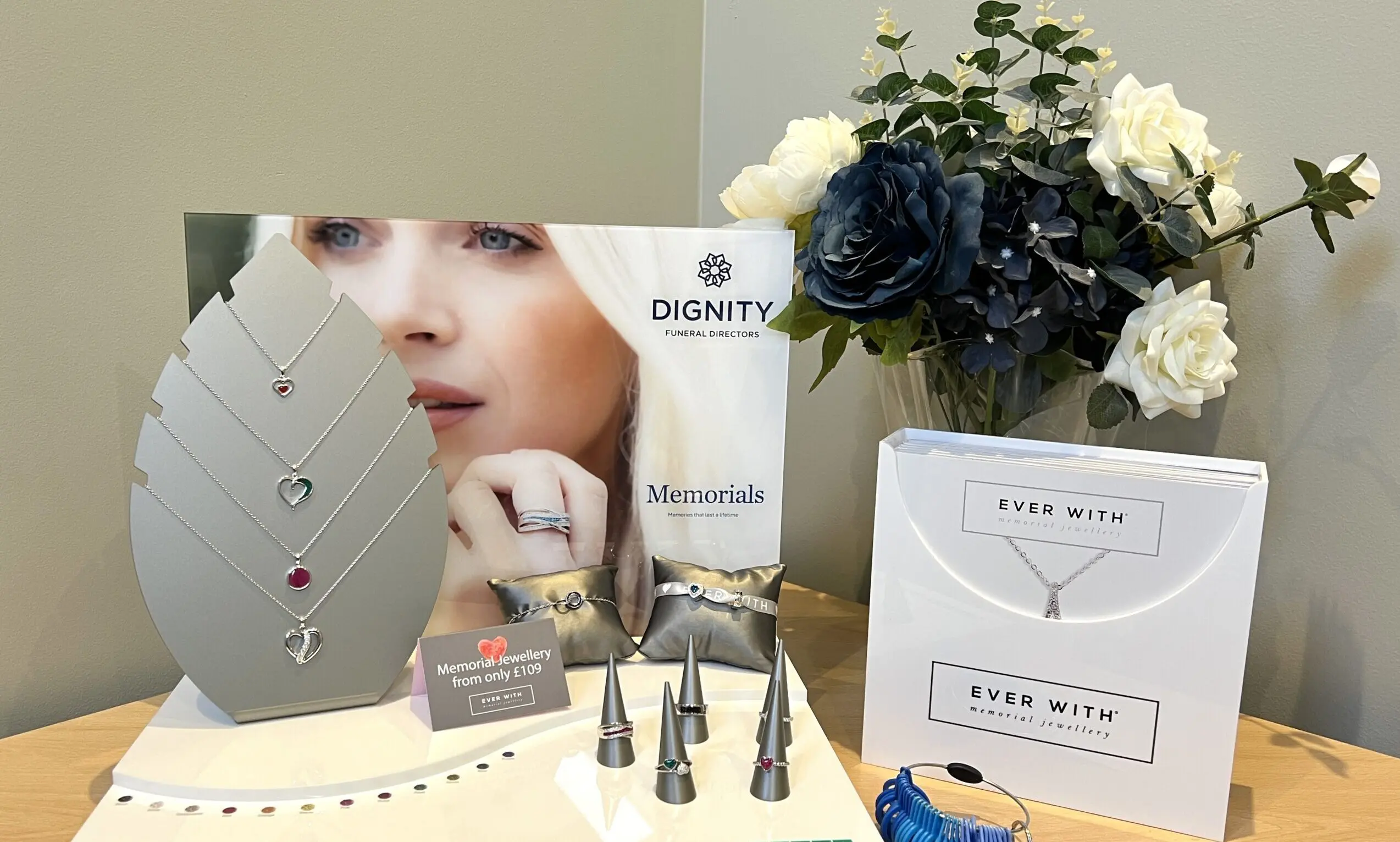 EverWith Memorial Jewellery partners with Dignity Funerals