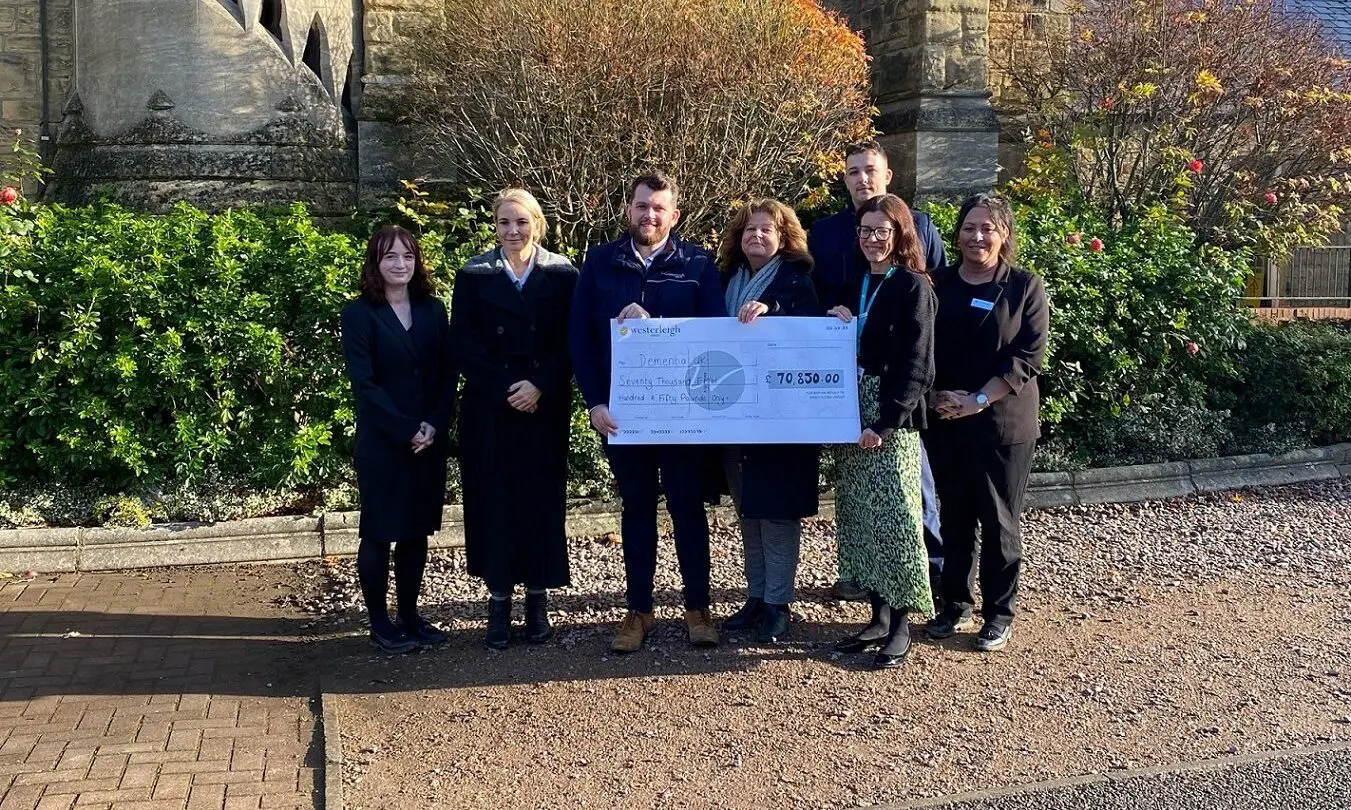 Westerleigh Group raises £71k for Dementia UK