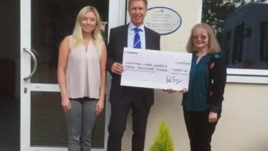W Sherry and Sons raise £3000 for local hospice
