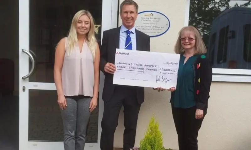 W Sherry and Sons raise £3000 for local hospice