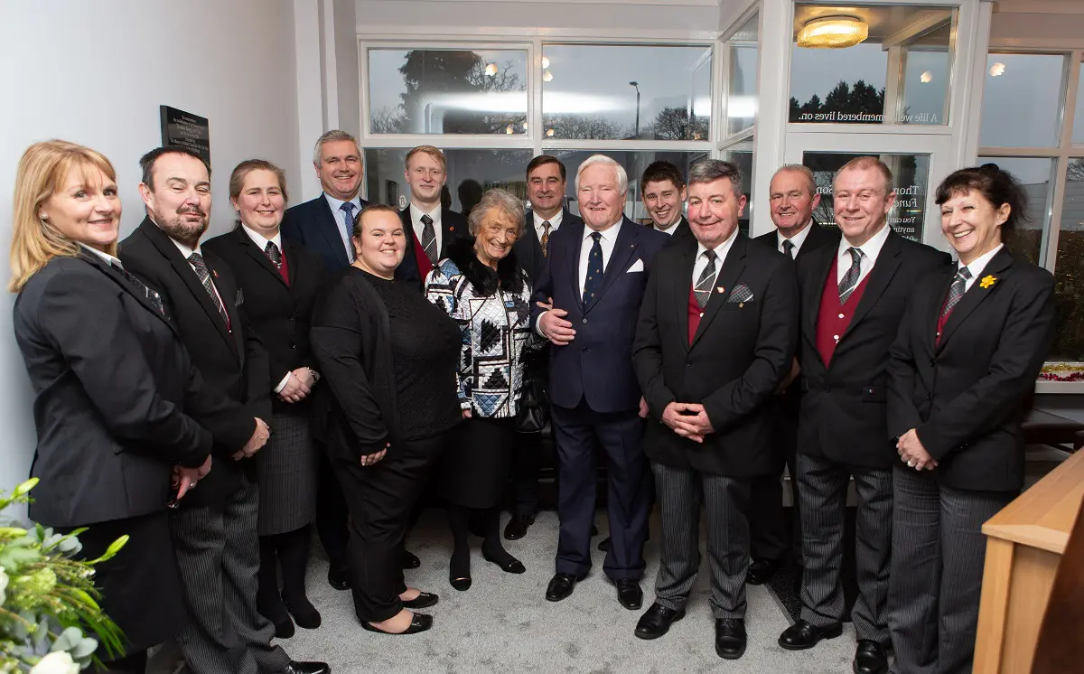 Solihull mayor unveils historic funeral home's new look