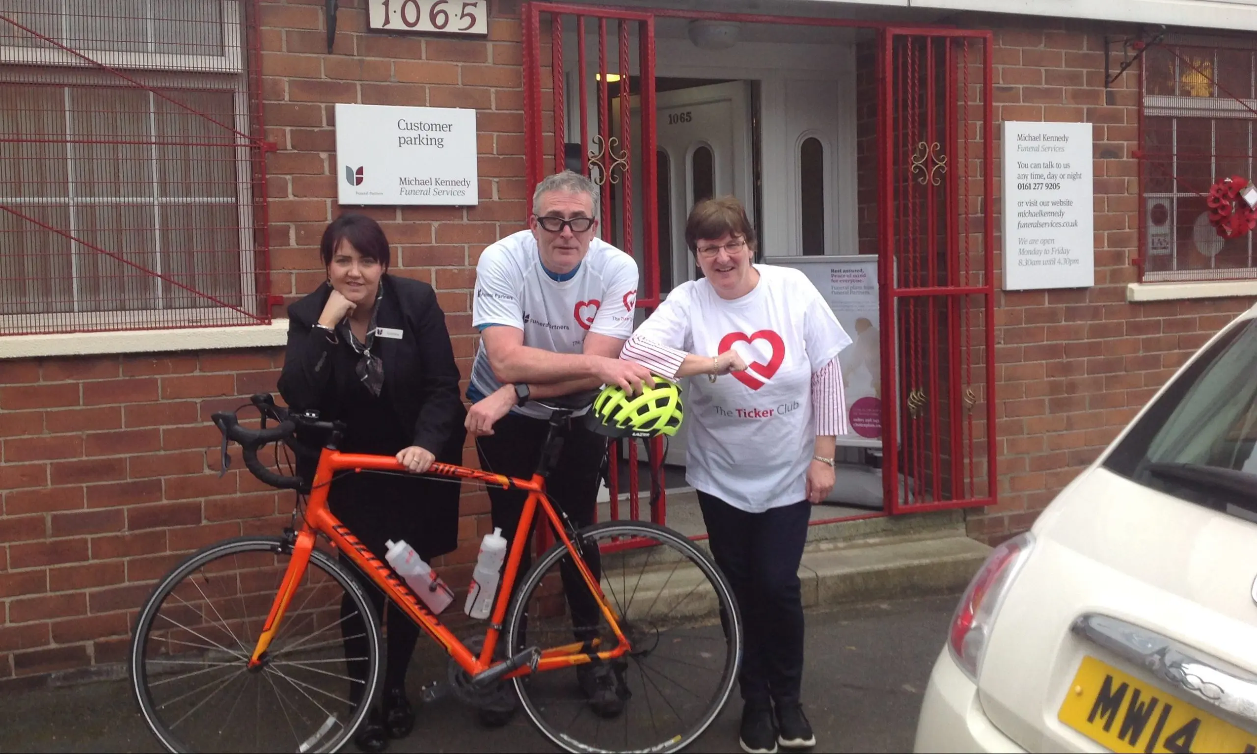 Marathon cycle challenge supports heart patients