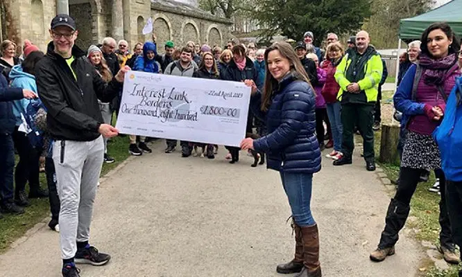 Borders Crematorium donates £1,800 to Interest Link Borders