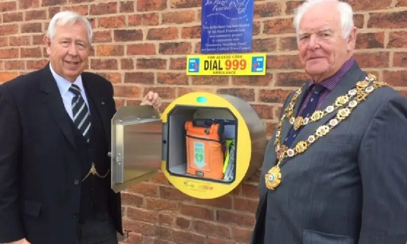 Defibrillator saves lives in local community