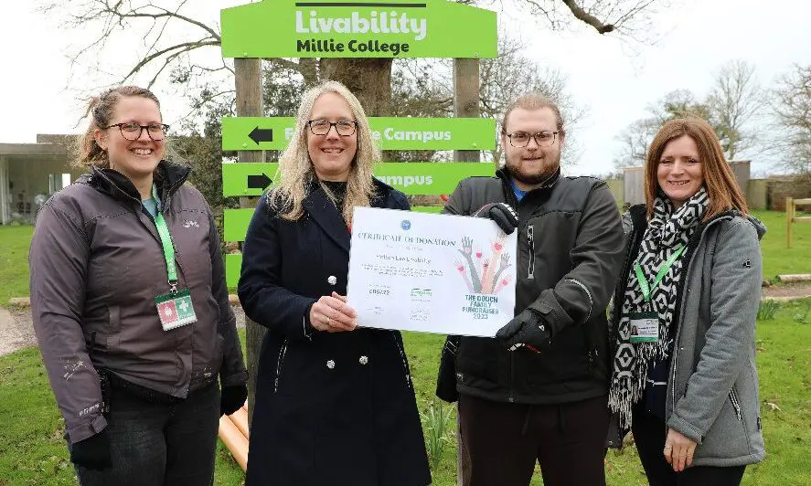 Albert Marsh Funeral Directors donates £900 to Millie College