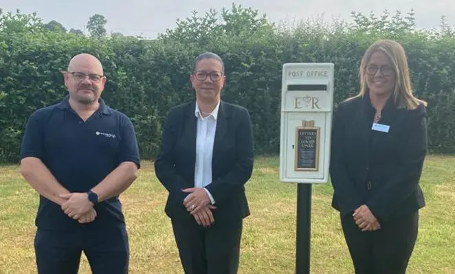 Langstone Vale Crematorium installs memorial post box