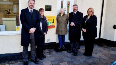 M Rushton Funeral Directors unveils new on-premise defibrillator