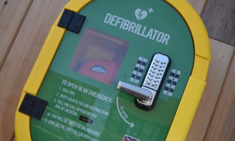 Defibrillators installed from 5p carrier bag levy