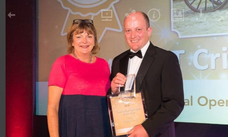 T Cribb and Sons Carriages coachman awarded for driving