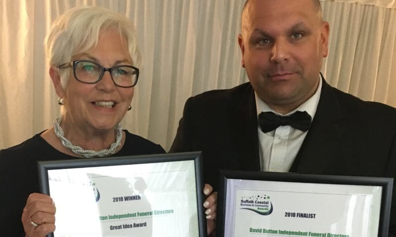 Award win for Felixstowe funeral director