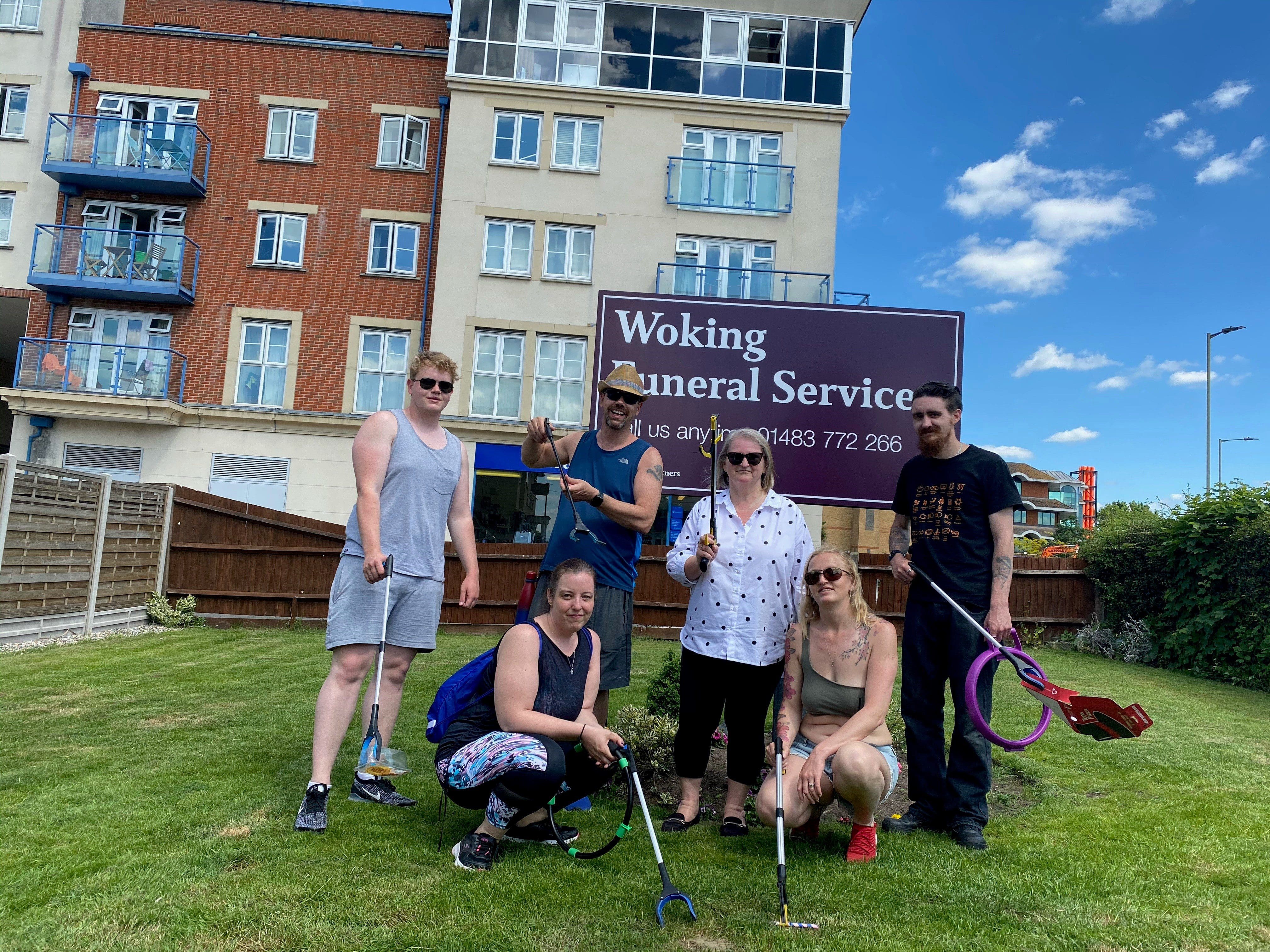 Woking Funeral Service take action to tackle ‘growing litter problem’