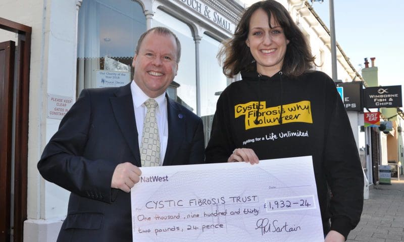 Funeral firm donates to the Cystic Fibrosis Trust