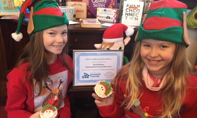 Funeral director takes part in charity Elf Day