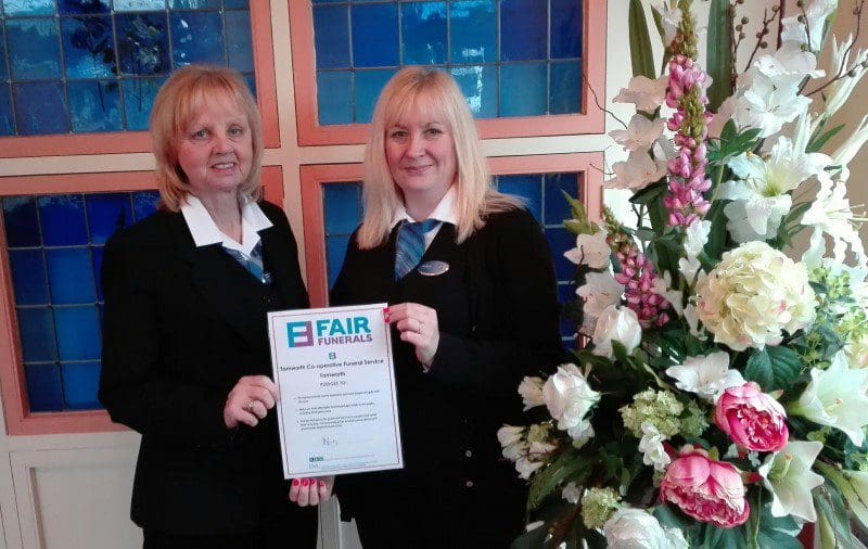 Tamworth Co-op signs Fair Funerals Pledge