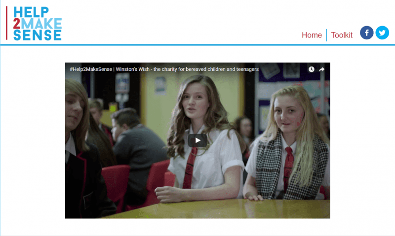 New online tool for young bereaved people launched