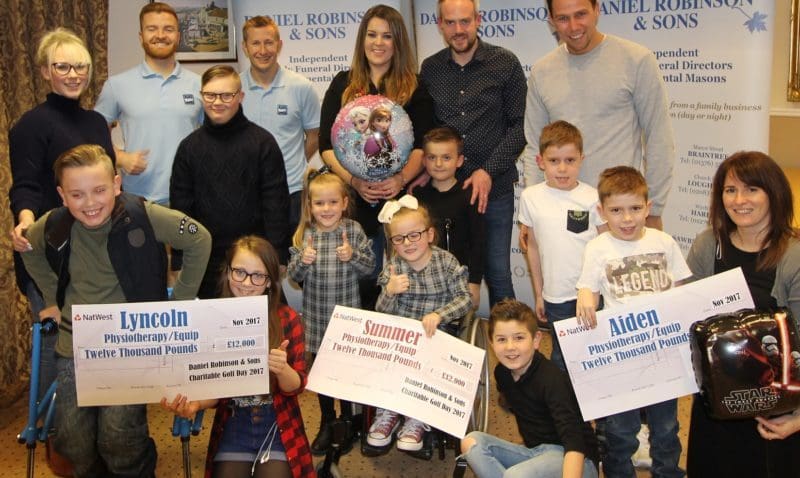 Funeral directors donate £36,000 for children