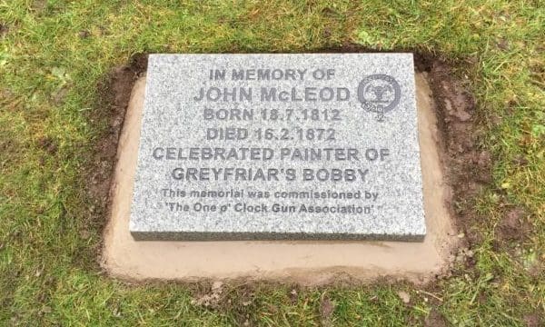 Memorial stone rescued after being vandalised