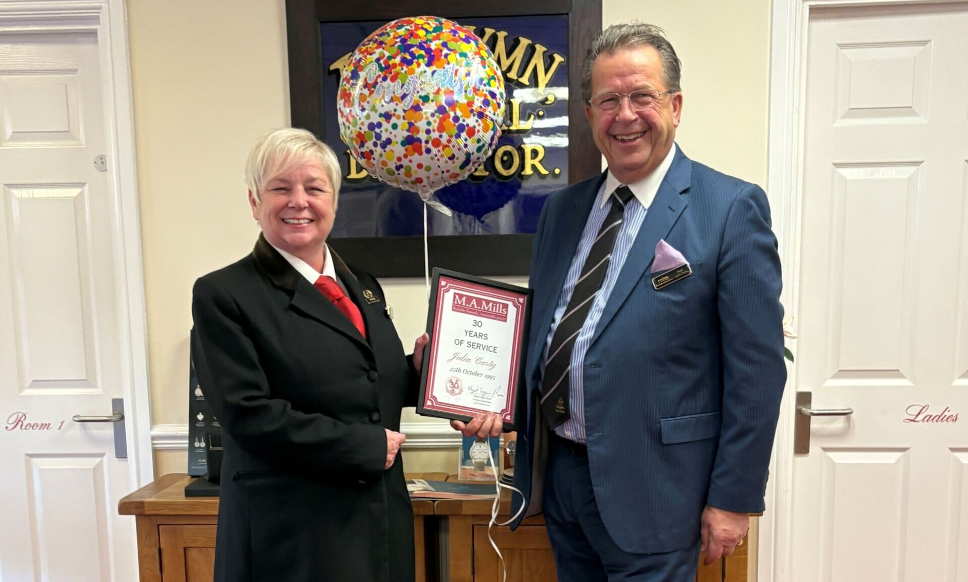 M.A. Mills general manager marks 30-year career milestone