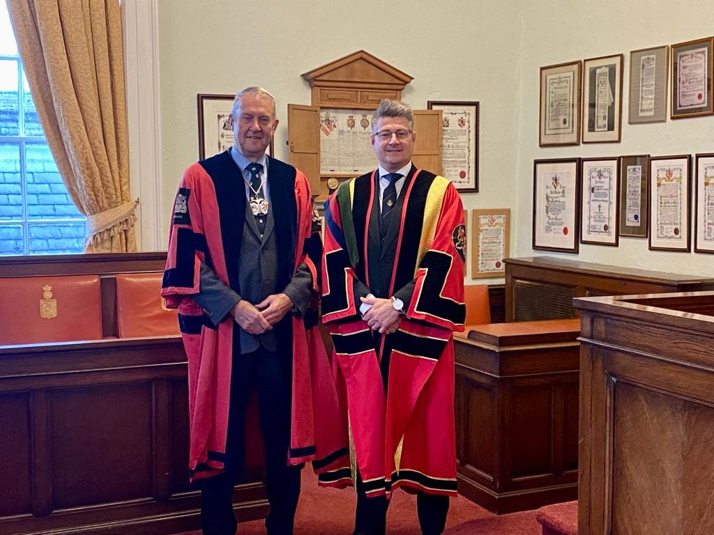 Funeral home manager becomes warden at ancient guild