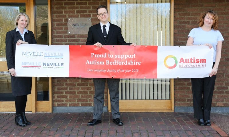 Neville chooses Autism Bedfordshire as charity of the year