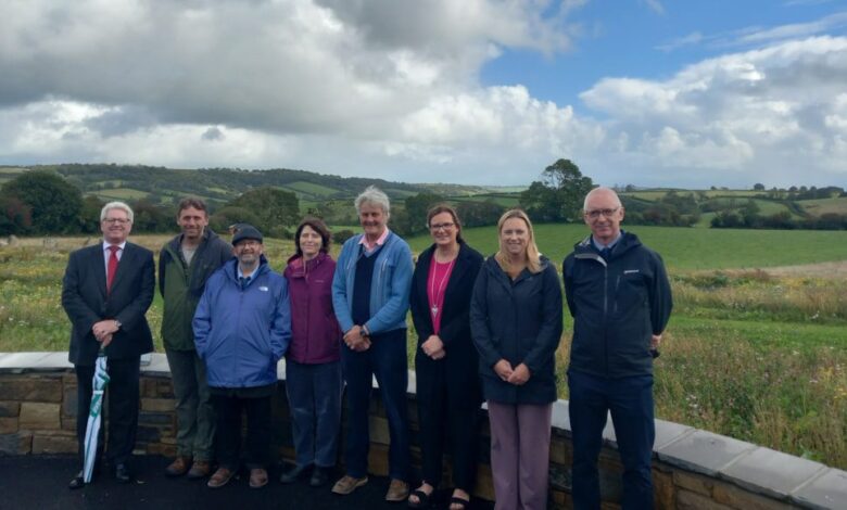 Parc Gwyn Crematorium opens wildflower memorial meadow