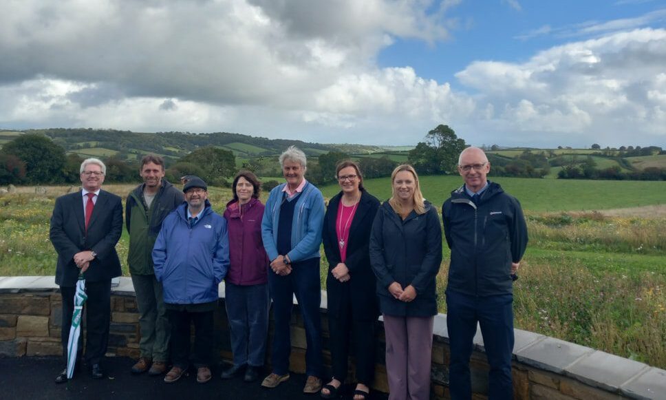 Parc Gwyn Crematorium opens wildflower memorial meadow