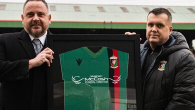 Funeral director signs on as Glentoran Academy partner