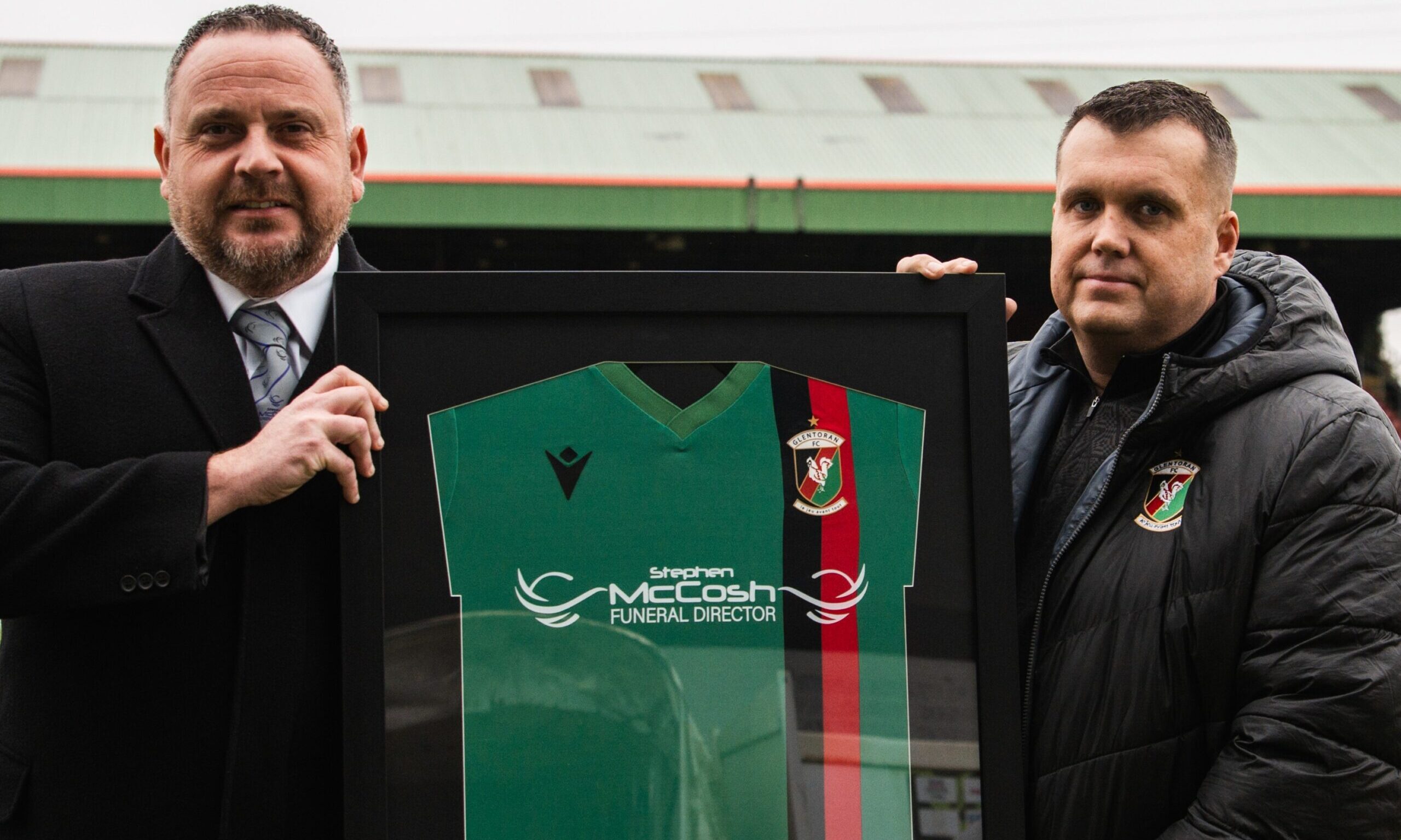 Funeral director signs on as Glentoran Academy partner