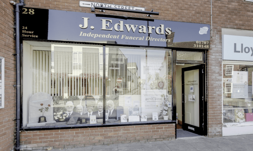 J Edwards Funeral Directors donates £2,000 to local hospice