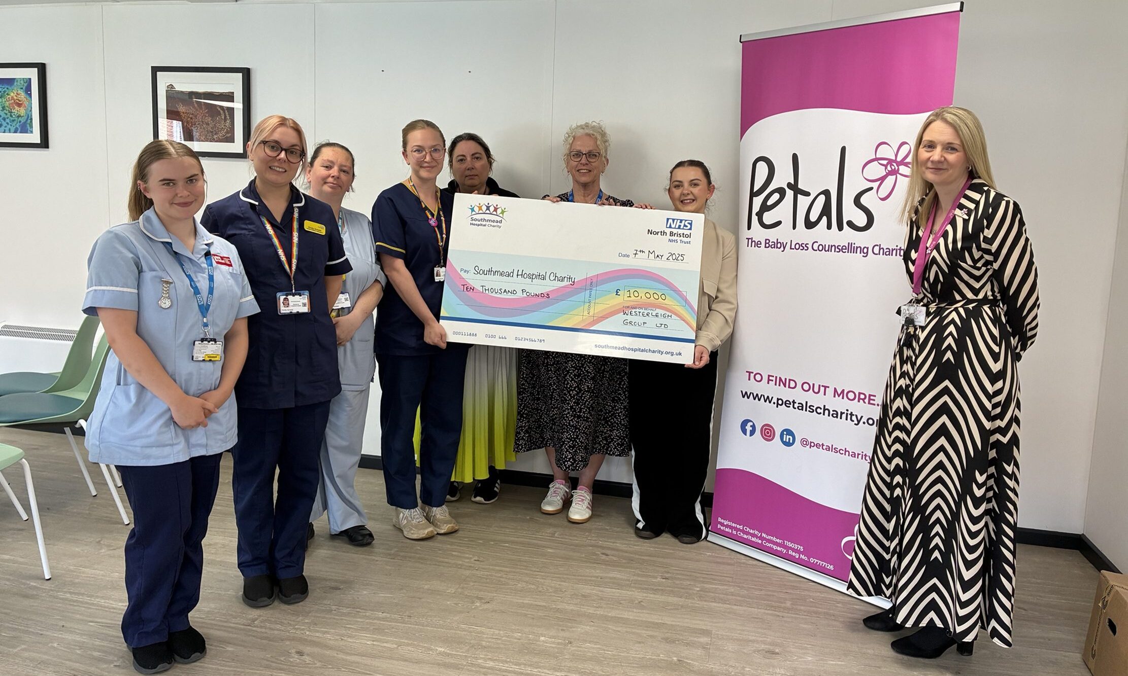 Westerleigh makes £10k donation to the Southmead Hospital Charity