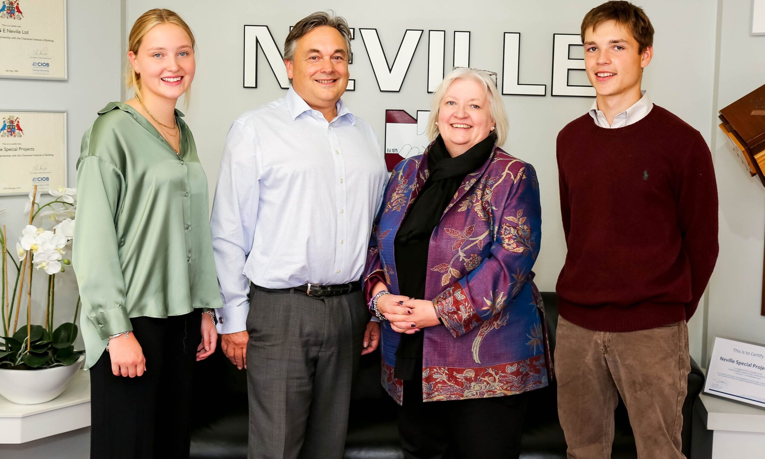 Neville Funerals to support four charities in milestone year