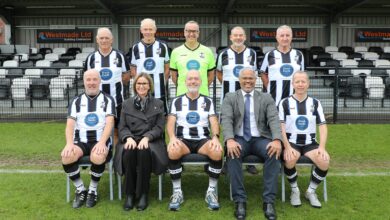 Dorset funeral firm backs Wimborne over 60s walking football team