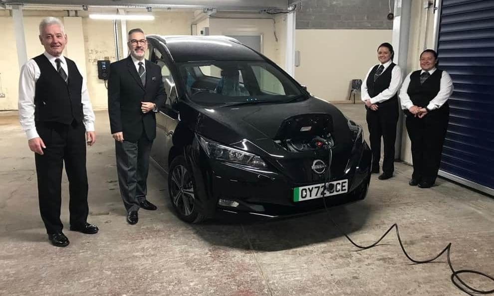Funeral Partners introduces electric hearse