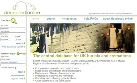 Deceased Online adds military burial records from The National Archives