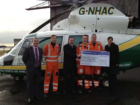 FDs raise funds for air ambulance