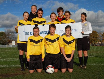 Only all-girl football club boosted by Gravesham funeral home
