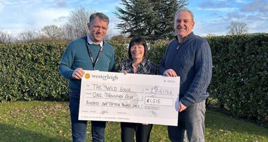 Westerleigh donates £1,515 to InHope through festive raffle