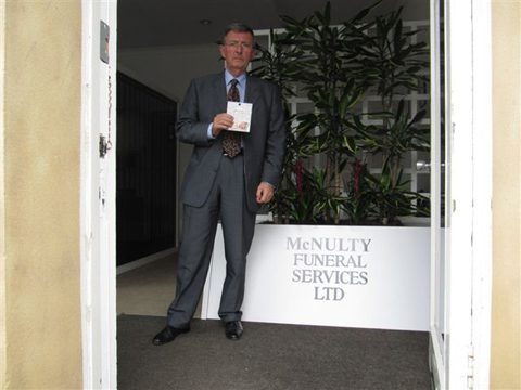 iGene prize draw won by McNulty Funeral Services at NFE 2013